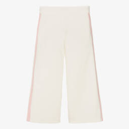 Mama Luma-Girls Ivory Flared Trousers | Childrensalon Outlet