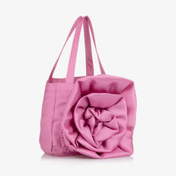 Mama Luma-Розовая сумка с цветком для девочек (15см) | Childrensalon Outlet