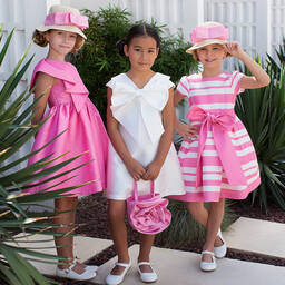 Mama Luma-Розовая сумка с цветком для девочек (15см) | Childrensalon Outlet