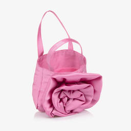 Mama Luma-Розовая сумка с цветком для девочек (15см) | Childrensalon Outlet