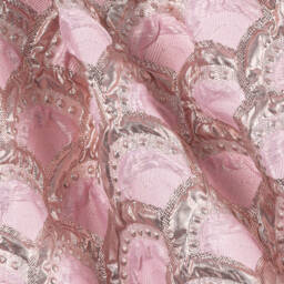 Mama Luma-Girls Pink Metallic Bow Skirt | Childrensalon Outlet