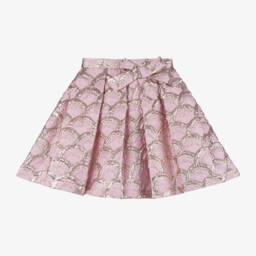 Mama Luma-Girls Pink Metallic Bow Skirt | Childrensalon Outlet