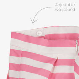 Mama Luma-Girls Pink Polkadot & Stripe Trouser Set | Childrensalon Outlet