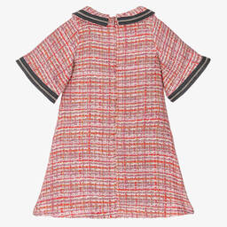 Mama Luma-Розовое платье из твида для девочек | Childrensalon Outlet
