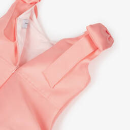 Mama Luma-Girls Radiant Coral Satin Gown | Childrensalon Outlet