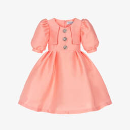 Mama Luma-Girls Radiant Satin Celebration Dress | Childrensalon Outlet