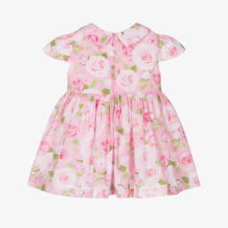 Mama Luma-فستان قطني وردي للبنات | Childrensalon Outlet