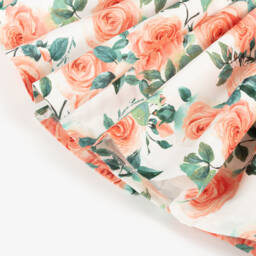 Mama Luma-فستان ساتان للبنات مزين بأزهار البرتقال | Childrensalon Outlet