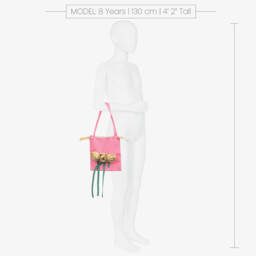 Mama Luma-Girls Satin Pink Floral Purse | Childrensalon Outlet