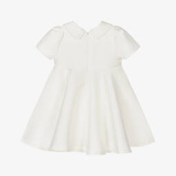 Mama Luma-فستان عاجي من الساتان للبنات | Childrensalon Outlet