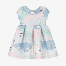 Mama Luma-فستان دوار ساتان للبنات بألوان الباستيل | Childrensalon Outlet