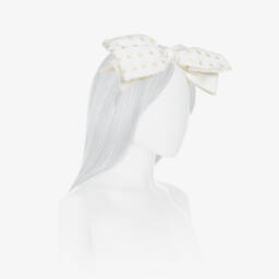 Mama Luma-عصابة رأس عاجية براقة للبنات | Childrensalon Outlet