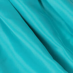 Mama Luma-Бирюзовое атласное платье с бантом | Childrensalon Outlet