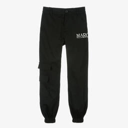 Marc Ellis-بنطلون كارغو قطن بوبلين لون أسود للبنات | Childrensalon Outlet