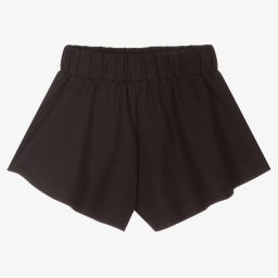 Marc Ellis-شورت قطن جيرسي لون أسود للبنات | Childrensalon Outlet