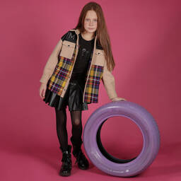 Marc Ellis-Черная хлопковая футболка для девочек | Childrensalon Outlet