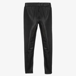 Marc Ellis-ليغنغز قطن ستريتش لون أسود للبنات | Childrensalon Outlet