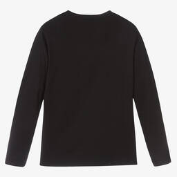 Marc Ellis-توب قطن جيرسي لون أسود للبنات | Childrensalon Outlet