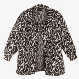 Marc Ellis-Серый пиджак с животным принтом для девочек | Childrensalon Outlet