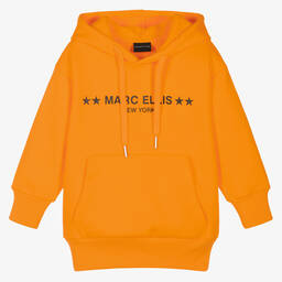 Marc Ellis-Girls Orange Logo Hoodie | Childrensalon Outlet