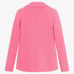 Marc Ellis-جاكيت بلايزر كريب لون زهري للبنات | Childrensalon Outlet