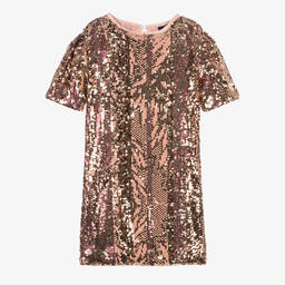 Marc Ellis-Girls Pink Sequin Dress | Childrensalon Outlet