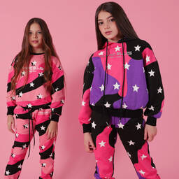 مارك إليس-توب هودي قطن جيرسي لون بنفسجي | Childrensalon Outlet