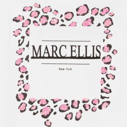 Marc Ellis-تيشيرت قطن جيرسي لون أبيض للبنات | Childrensalon Outlet