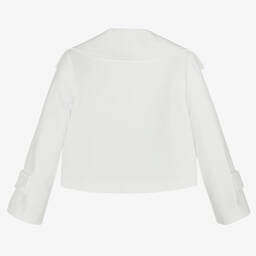 Marc Ellis-Girls White Cropped Blazer | Childrensalon Outlet