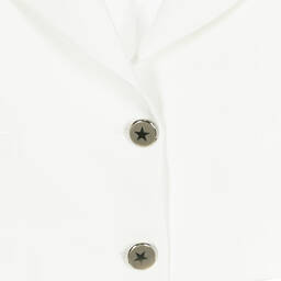 Marc Ellis-Girls White Cropped Blazer | Childrensalon Outlet