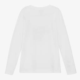 Marc Ellis-توب قطن لون أبيض للبنات | Childrensalon Outlet