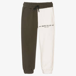 Marc Ellis-Green & Ivory Cotton Joggers | Childrensalon Outlet