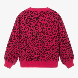 Marc Ellis-كنزة فيسكوز محبوك لون زهري فيوشيا وأسود للبنات | Childrensalon Outlet