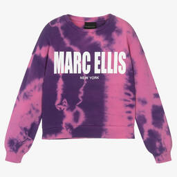 Marc Ellis-Pink & Purple Tie-Dye Sweatshirt | Childrensalon Outlet