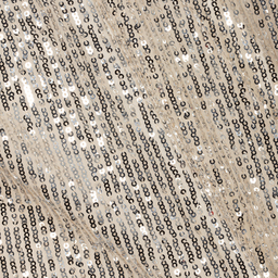 Marc Ellis-فستان ترتر لون فضي وبيج | Childrensalon Outlet