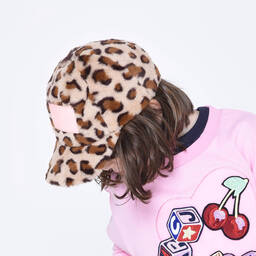 MARC JACOBS-Бежевая бейсболка с животным принтом | Childrensalon Outlet