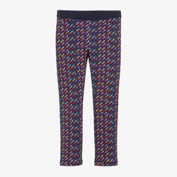 MARC JACOBS-Синие легинсы из лайкры с логотипом | Childrensalon Outlet