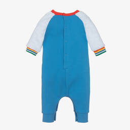 MARC JACOBS-Boys Blue Cotton Babysuit | Childrensalon Outlet
