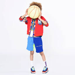 MARC JACOBS-Сине-голубые контрастные шорты | Childrensalon Outlet