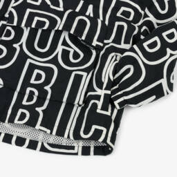 MARC JACOBS-Boys Charcoal Logo Patterned Anorak | Childrensalon Outlet