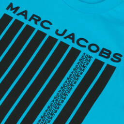 MARC JACOBS-Boys Classic Blue Cotton Top | Childrensalon Outlet