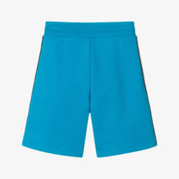 MARC JACOBS-Boys Cool Blue Logo Tape Shorts | Childrensalon Outlet