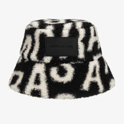 MARC JACOBS-Boys Cosy Black Sherpa Hat | Childrensalon Outlet