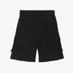 MARC JACOBS-Шорты для мальчиков из черного твила для приключений | Childrensalon Outlet