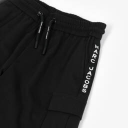 MARC JACOBS-Шорты для мальчиков из черного твила для приключений | Childrensalon Outlet