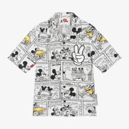 MARC JACOBS-Boys Ivory Mickey Mouse Tee | Childrensalon Outlet