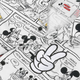 MARC JACOBS-Boys Ivory Mickey Mouse Tee | Childrensalon Outlet