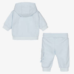 MARC JACOBS-بدلة رياضية قطن لون أزرق فاتح للمواليد | Childrensalon Outlet