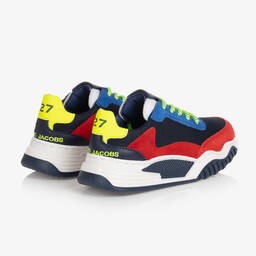 مارك جاكوبس-ترينرز جلد شامواه لون كحلي للأولاد | Childrensalon Outlet