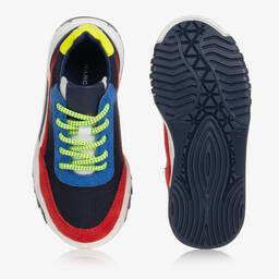 مارك جاكوبس-ترينرز جلد شامواه لون كحلي للأولاد | Childrensalon Outlet